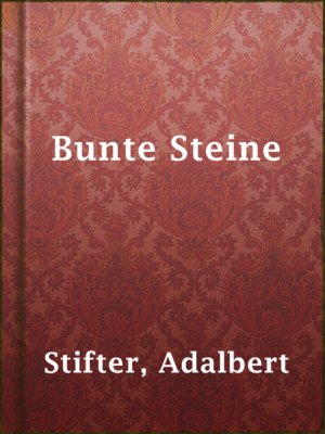 cover image of Bunte Steine